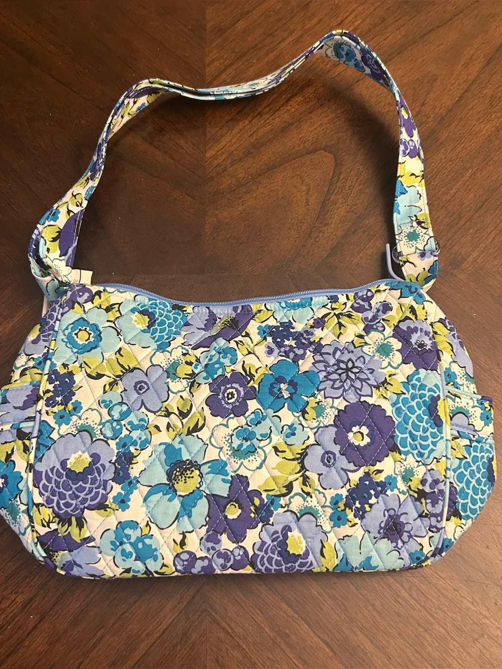 New Vera Bradley Mini Andi Crossbody bag Blueberry Blooms
